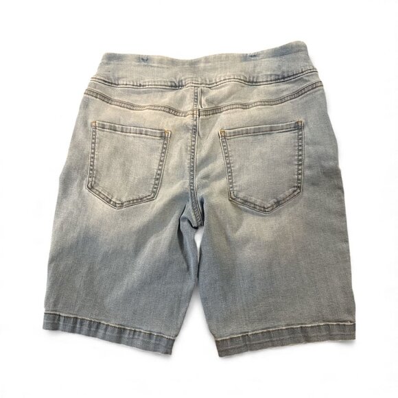 Womens Croft & Barrow Light Wash Denim Bermuda Shorts Size 6 Made In Bangladesh - Picture 3 of 6